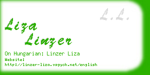 liza linzer business card